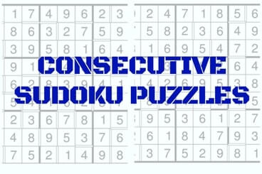 6x6 Consecutive Sudoku (Mini Sudoku Series #61)