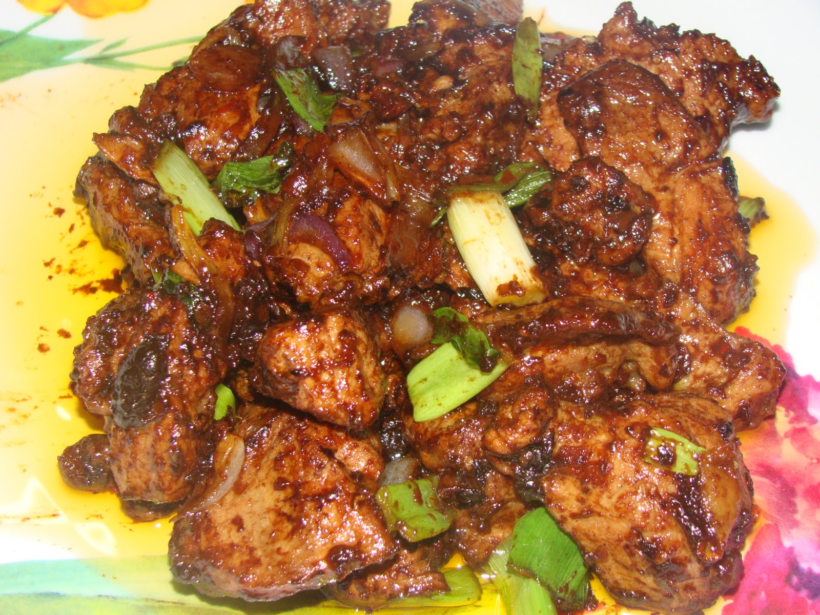 Ariel's Easy Food Recipe Pork in Black Bean Sauce