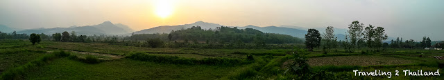 Rice fields in Pua, North Thailand Destination Travel Guide Nan, Thailand