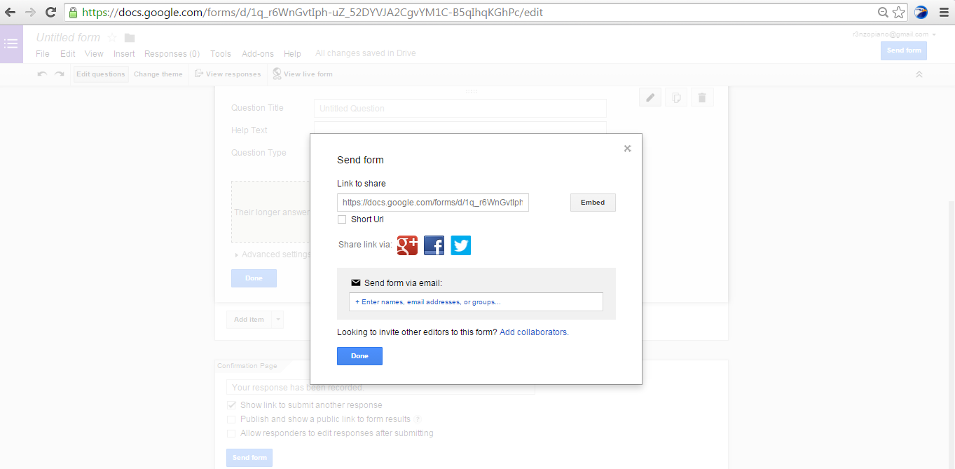 Google forms Results. Https docs go
