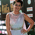 Telugu Actress Nikki Galrani At IIFA Awards 2017 In Blue Saree