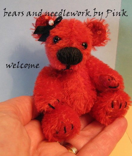 Artist bears and needlework  by Pink Veen
