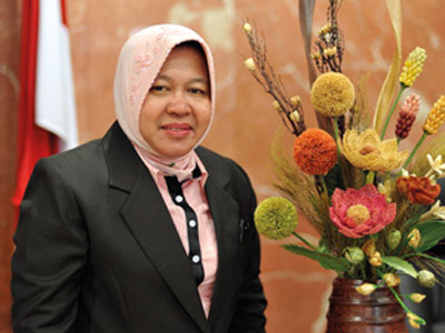 KOTA SURABAYA KU: WALIKOTA SURABAYA TRI RISMAHARINI