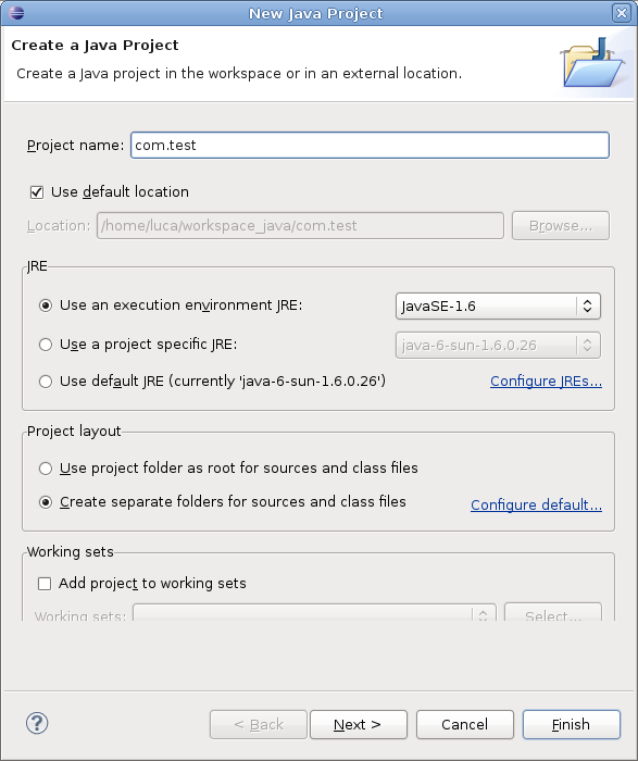 codice java del progetto runs Images High Quality... DHOB: Creare progetto Java con Eclipse