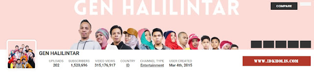 10 Youtuber Indonesia Yang Sudah Memiliki 1 Juta Subscriber