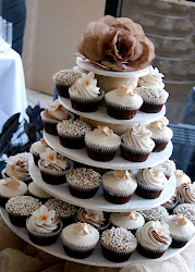 cupcakes cupcake cake cakes buttercream elegant display tiered brown mini theme weddings bride table autumn modern designs engagement decorating decorations