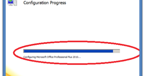 microsoft office professional plus 2010 configuration progress