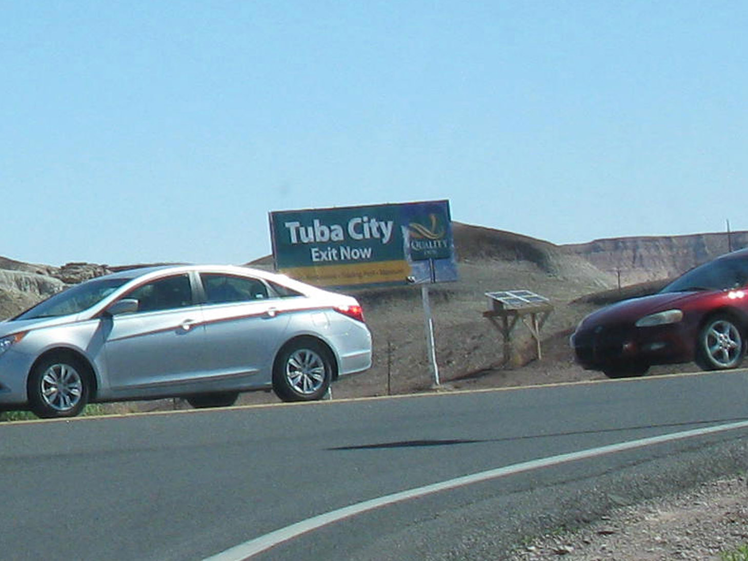 Eccentric Roadside No basses, in fact Tuba City, Arizona
