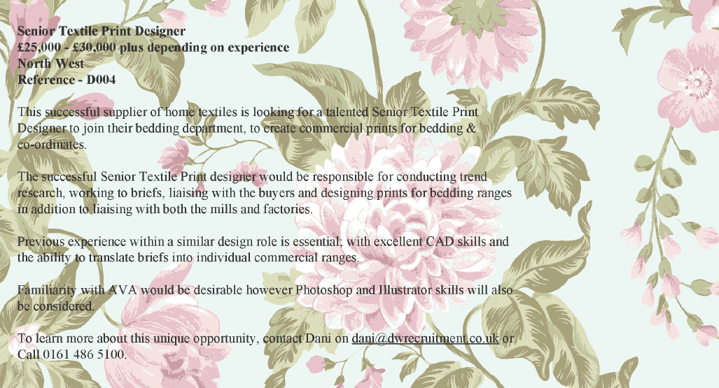 print & pattern job board