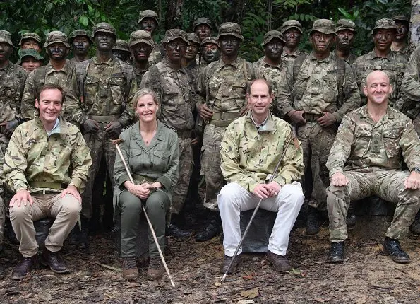 Tuker Lines Garrison of British Royal Forces in Seria Brunei. Royal Gurkha Rifles. Felt London diamond Disc studs