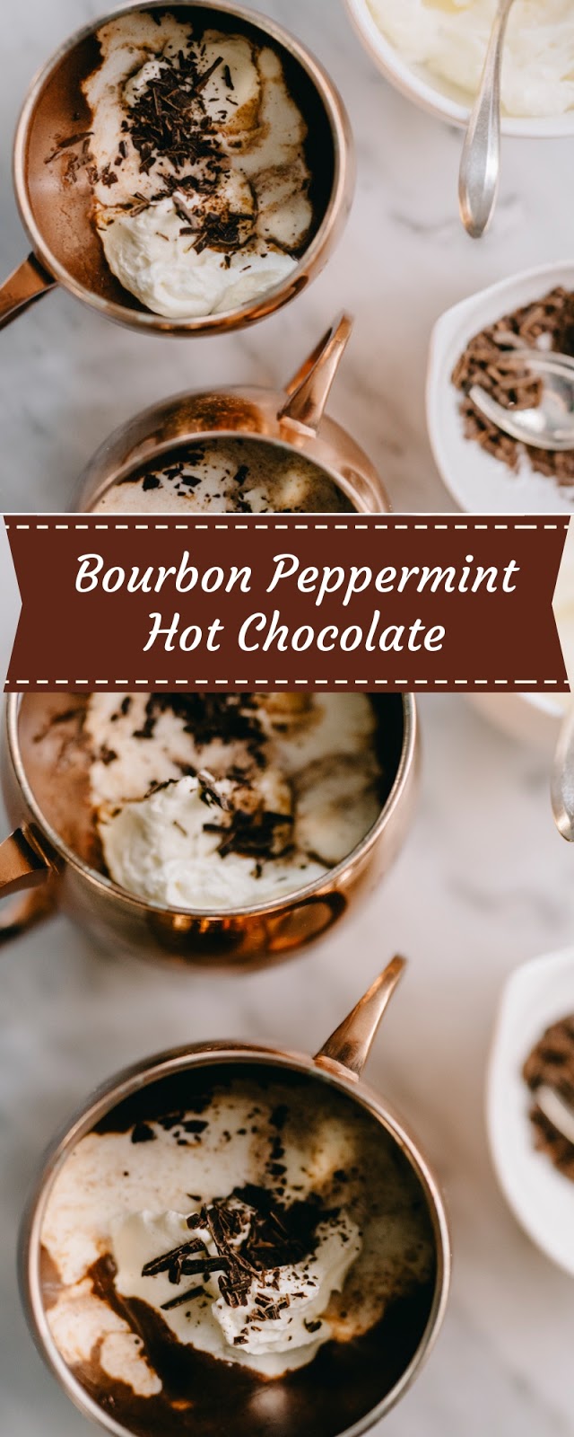Bourbon Peppermint Hot Chocolate Bourbon Peppermint Hot Chocolate