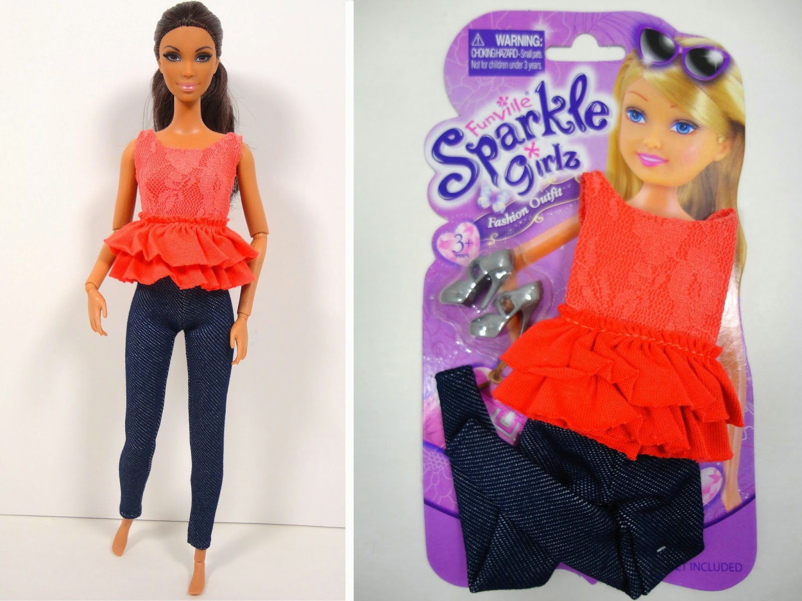 Funville Sparkle Girlz Outfits dolly girl iris