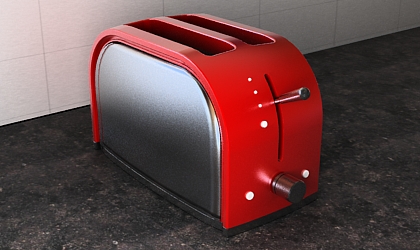 toaster 3d model free