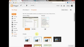 Blogger edit template Blogger edit template