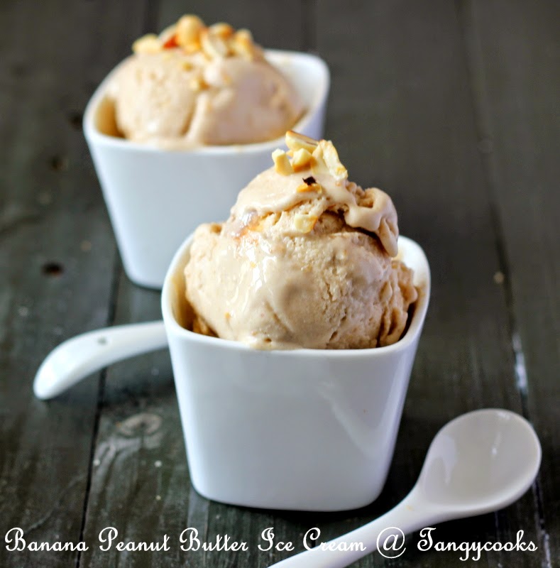 CONCOCTIONS OF A COOKAHOLIC !!! Banana Peanut Butter Ice Cream/Without