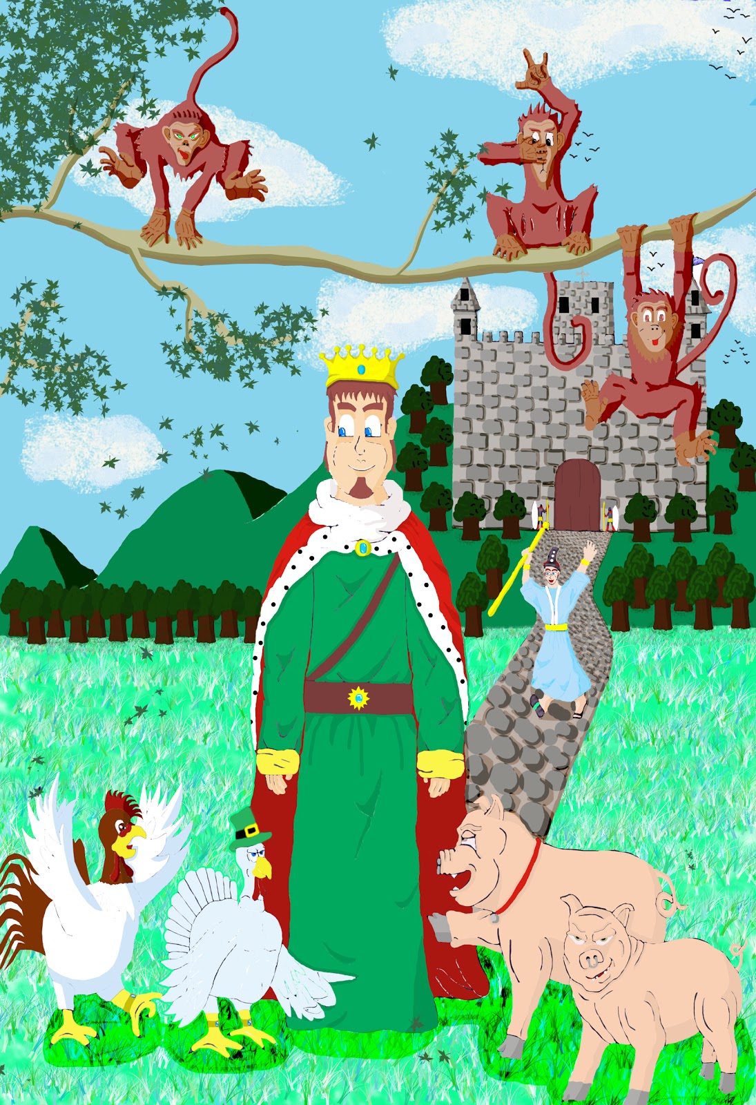 Historietas El Rey Y La Granja En Busca De La Cena Navideña