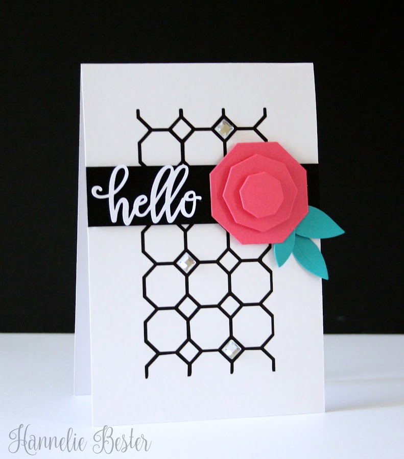 Fun with geometric shapes - octagon rose