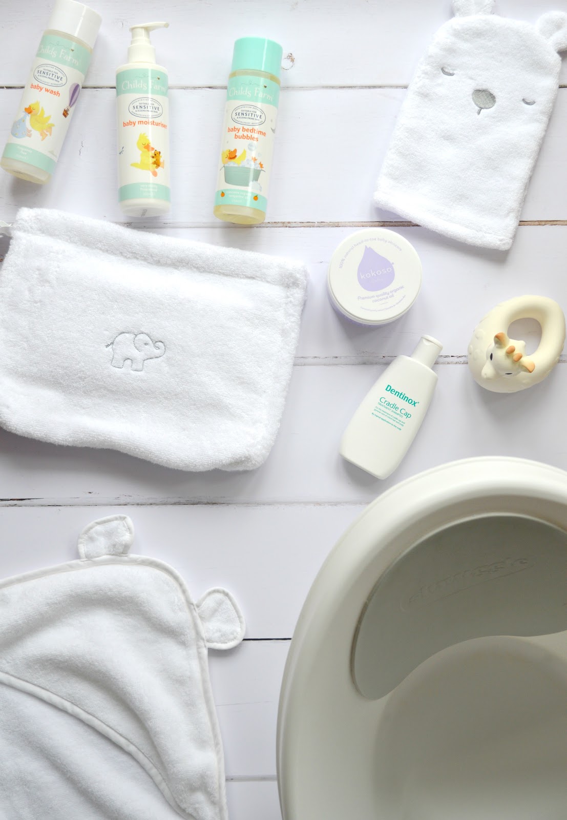 Newborn Bathtime Essentials Sophie Ella and Me