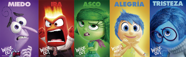 Personajes de la película de Disney-Pixar "Del revés (Inside Out)"