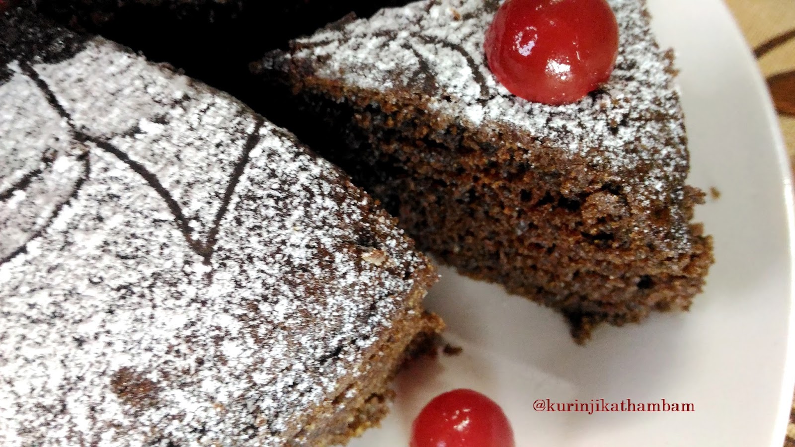Eggless Chocolate Cake Using Curd Eggless Chocolate Cake Using Curd