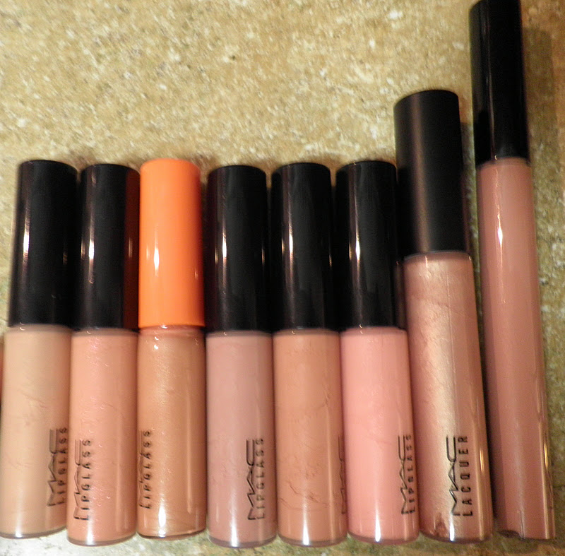 I Swatch It So You Don t Have To Nude Lipgloss Collection Swatches comparisons 