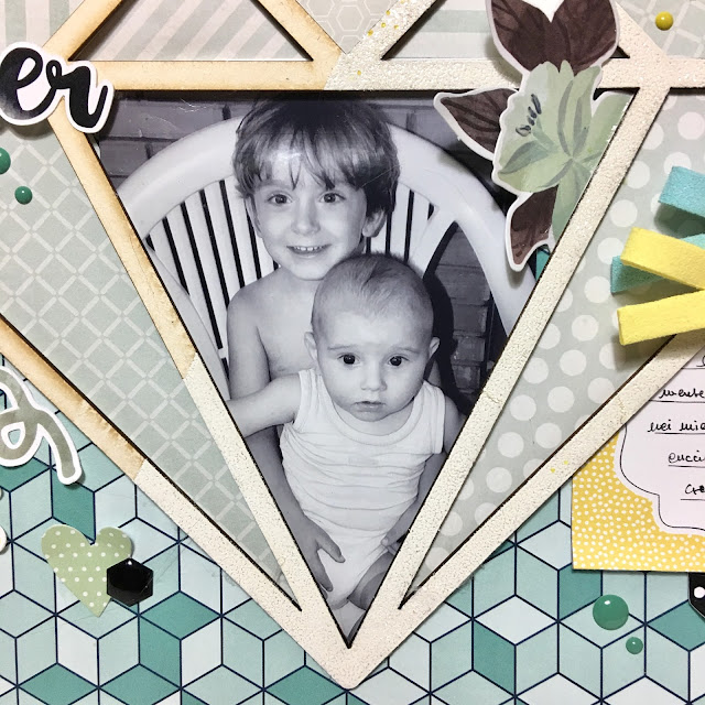 My Diamonds Scrapbook Page by Angela Tombari for YupplaCraft DT