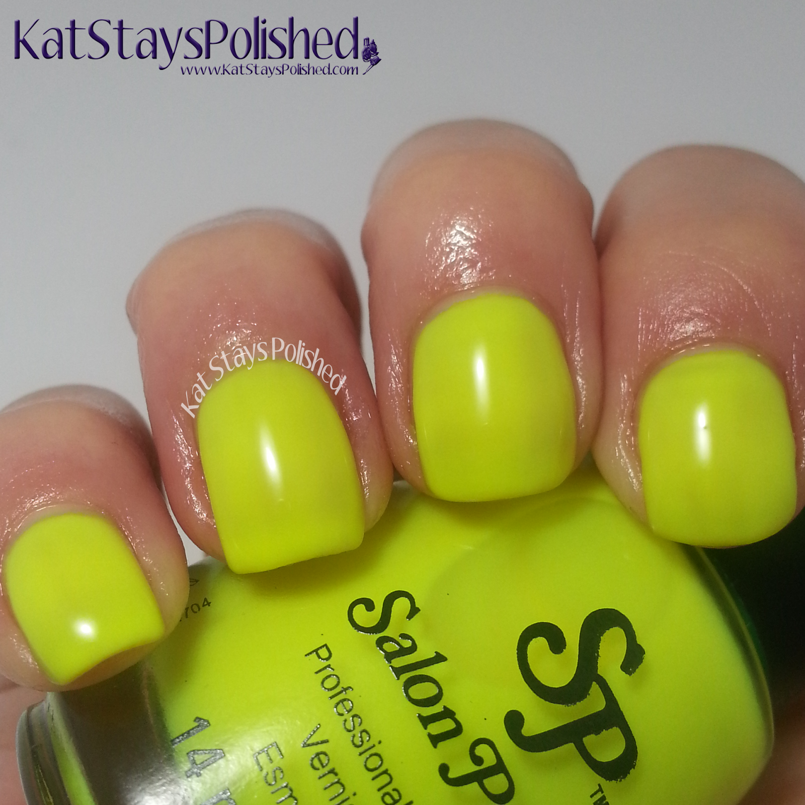 Salon Perfect Neon Pop - Yowza Yellow | Kat Stays Polished