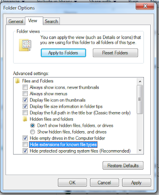 Cara merubah File Format di Komputer / Windows explorer