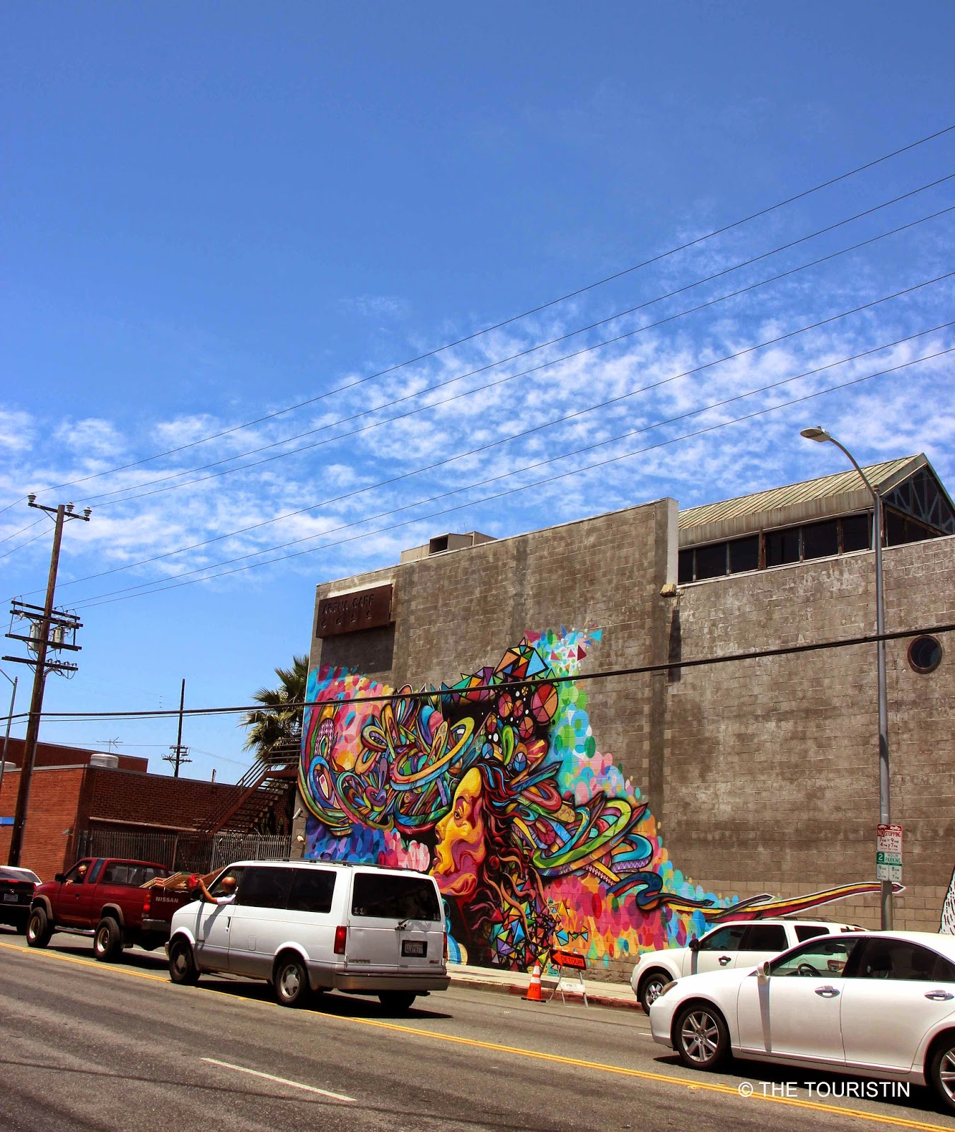 THE TOURISTIN Travel USA. 1 wall mural in Los Angeles and its story