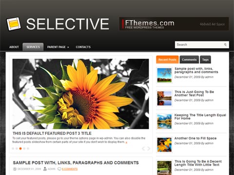 Selective Free WordPress Theme Selective Free WordPress Theme