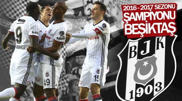 Beşiktaş şampiyonluğunu ilan etti Beşiktaş şampiyonluğunu ilan etti