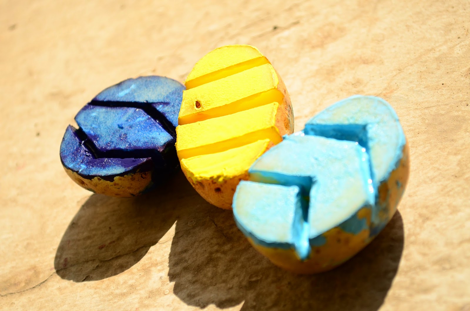 Practical Mom Easter Activity Potato Stamps