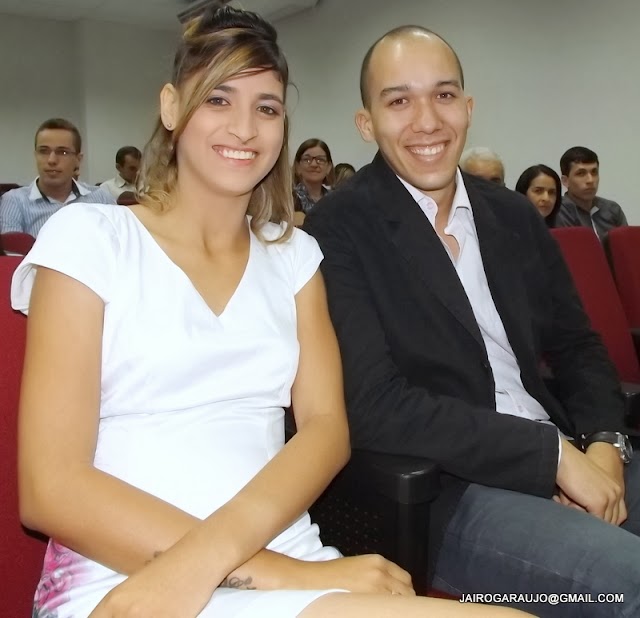 Parabéns Aline Rafaela e Bruno Henrique