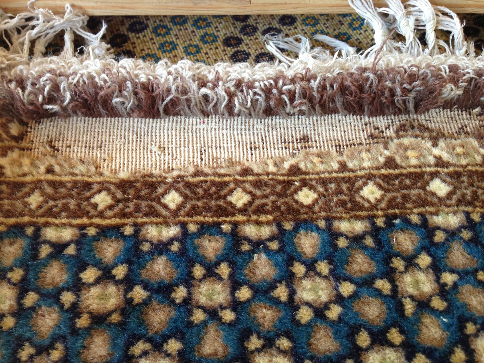 Kosker Traditional Rug Repair Antique Persian Rug Repair In Process