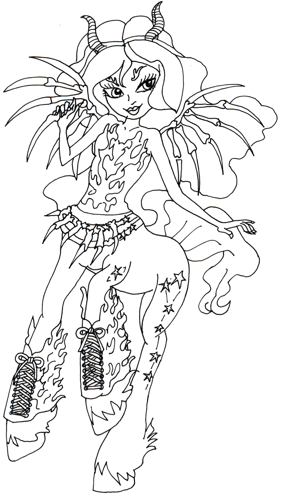 Free Printable Monster High Coloring Pages