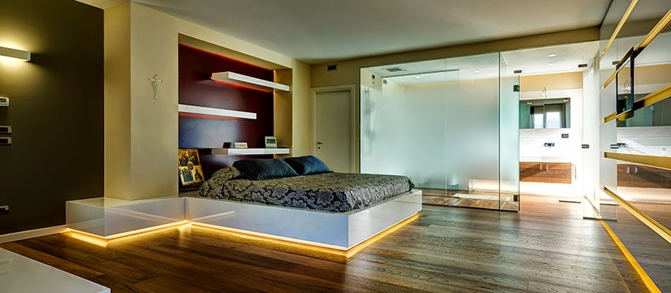 Dormitorios con baño integrado - Colores en Casa
