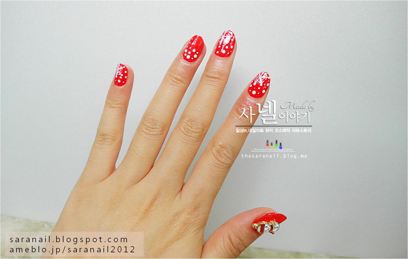 bright red nail polish color
