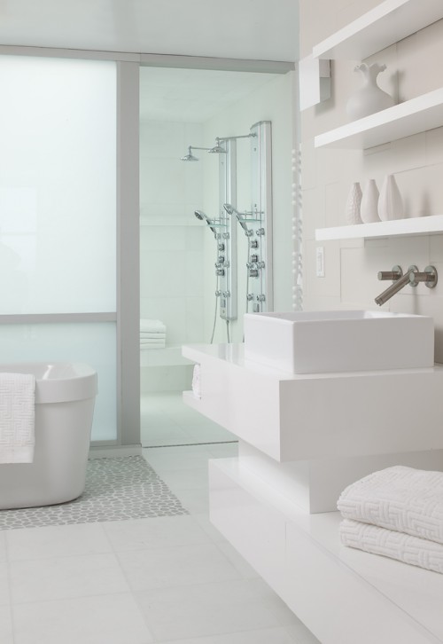 Pure Design: White On White Bathroom Ideas