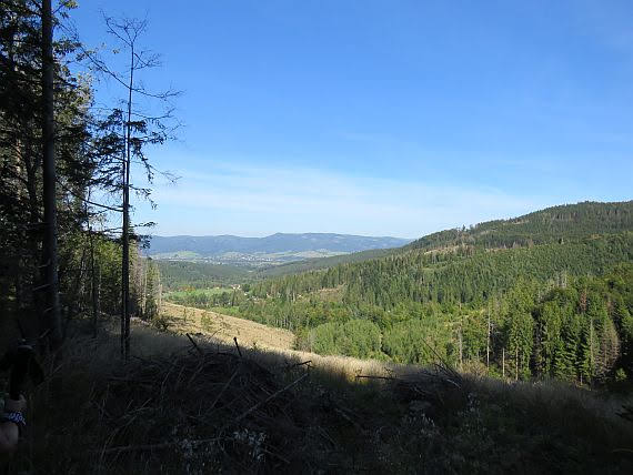 Widok na Jabłonków (czes. Jablunkov).