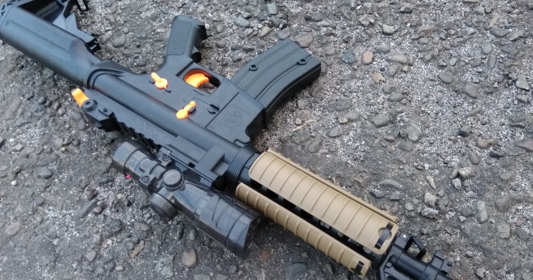 jual water gel gun wgg m4 otomatisairsoft gun elektrik