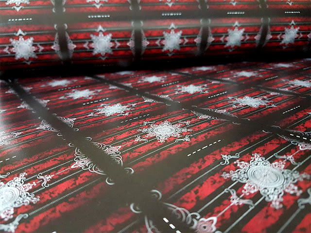 Red Atifice Uncut Sheet Неразрезанный щит игральных карт Red Artifice