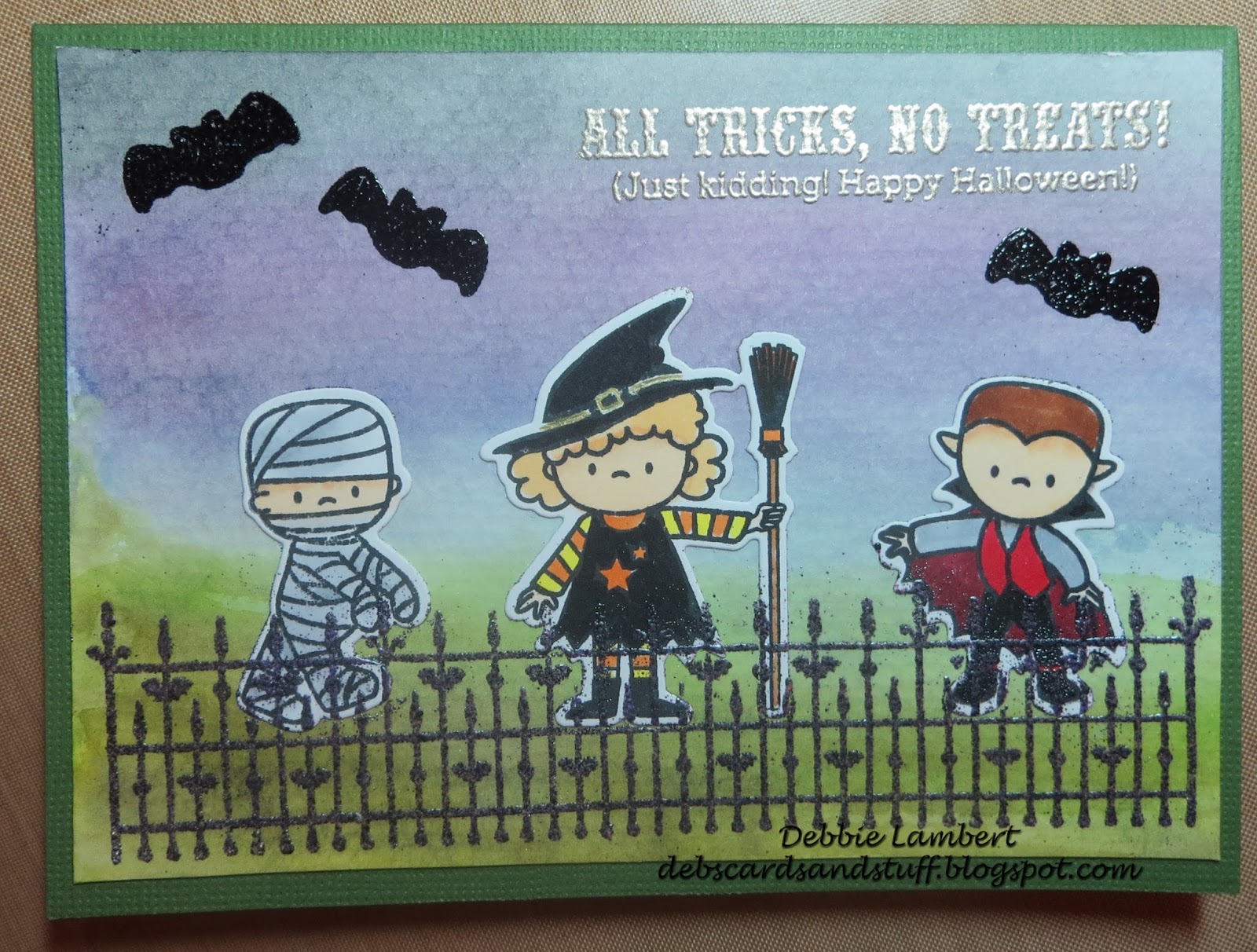 Debbies Creations Mama Elephant Bootastic Halloween Card