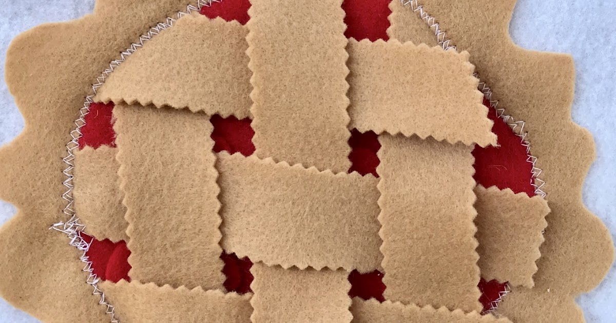 Lyndi's Projects Pie Weaving Quiet Book Page