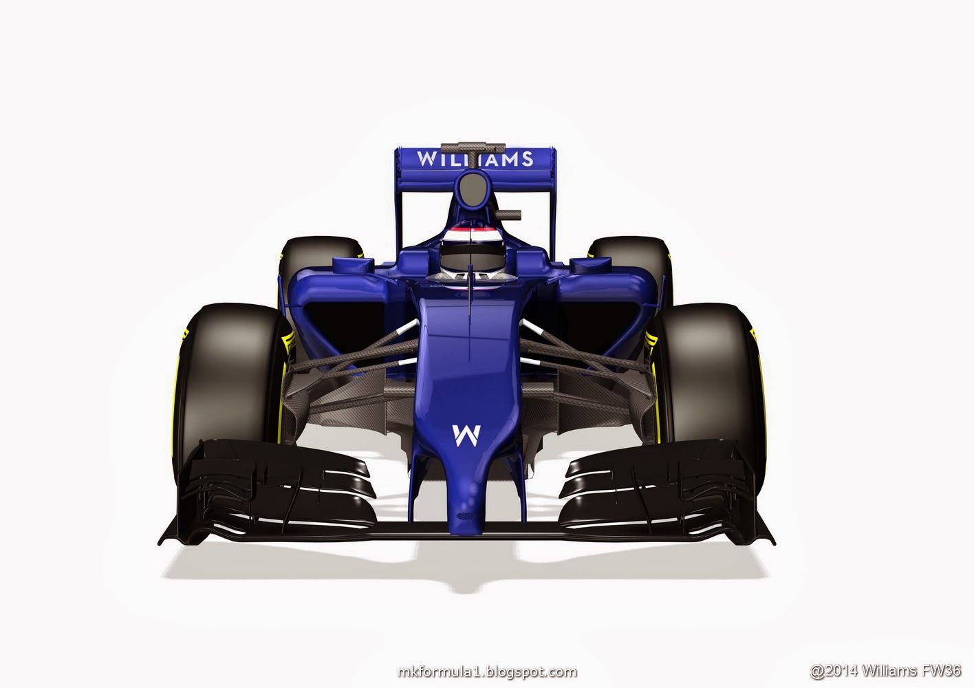 2014 CARS FW36 MOST TECHNOLOGICALLY ADVANCED F1 CAR PRODUCED BY