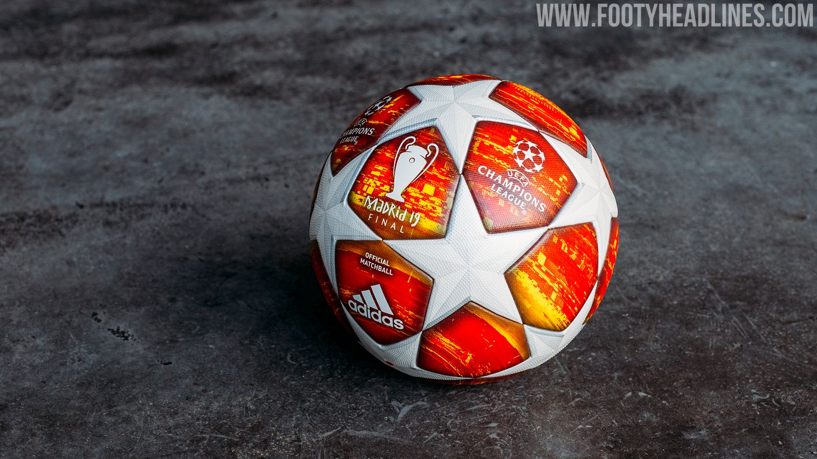Adidas Finale 18 is official match ball of Champions League 2018/2019