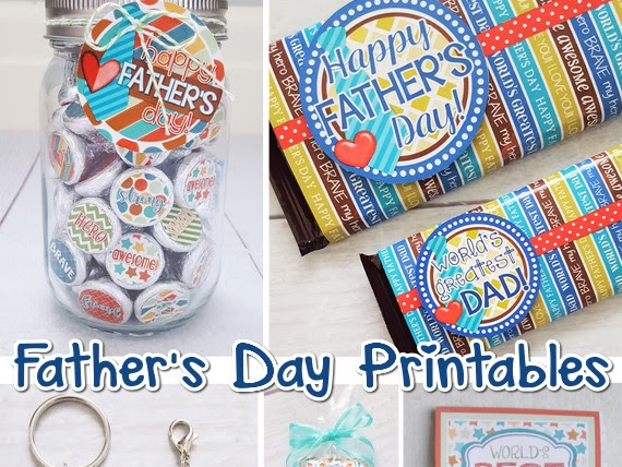Father's Day Printables + New Bottle Cap Images!