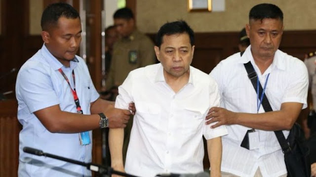 Hakim Kusno nyatakan Praperadilan Setya Novanto gugur Hakim Kusno nyatakan Praperadilan Setya Novanto gugur