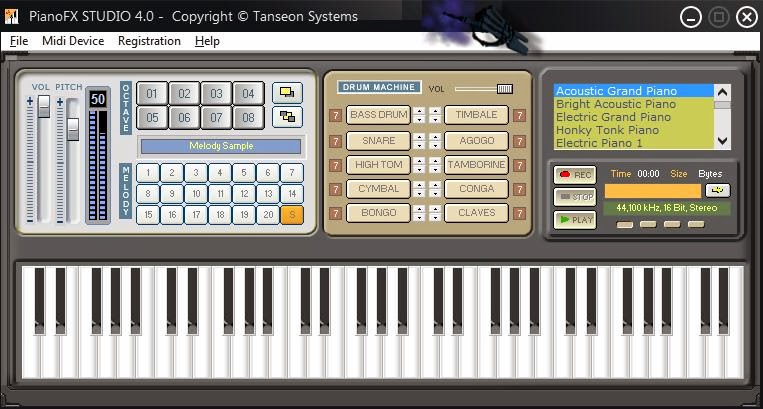 Aplikasi piano untuk PC/Laptop PIANO FX STUDIO - NGOX