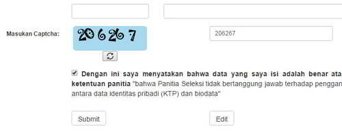 Isi Captcha lalu kik tombol Submit atau Edit Isi Captcha lalu kik tombol Submit atau Edit