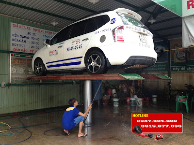 Cầu nâng rửa xe ô tô Việt Nam Cau nang rua xe o to Viet Nam
